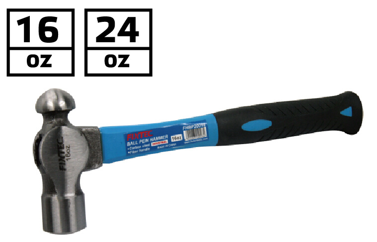 Ball Pein Hammer with Fiber Handle