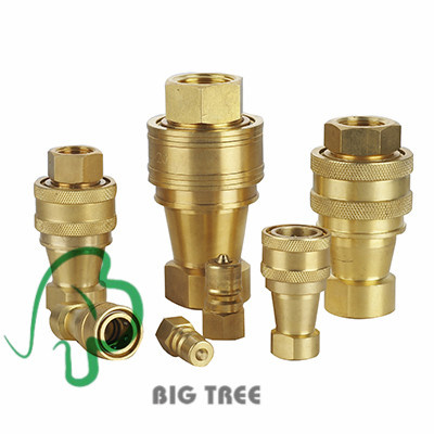 Kzd Brass Hydraulic Quick Coupler Quick Connect Coupling