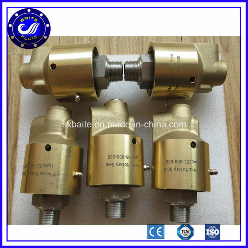 Brass High Speed Steam Copper Connector Rotary Joint Union for Printing Machine Parts