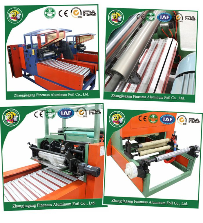 Fully Automatic Aluminum Foil Rewinding and Cutting Machine