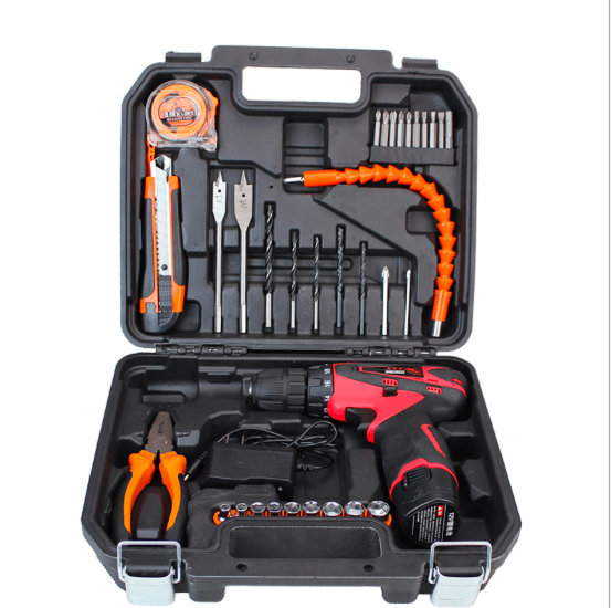 High Quality Aluminum Box Electric Drill Power Tools Set