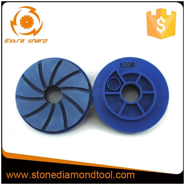 125mm Diamond Resin Edge Grinding Polishing Pad for Stone