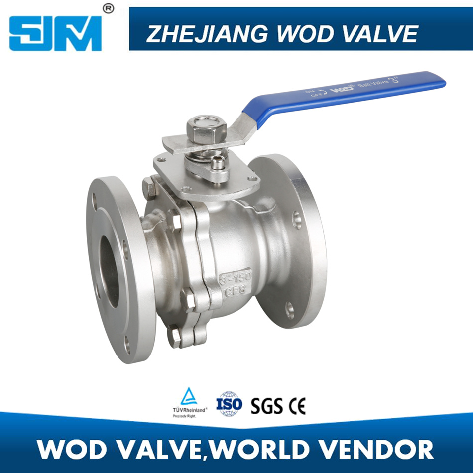 Stainless Steel 2PC ANSI Flange Ball Valve