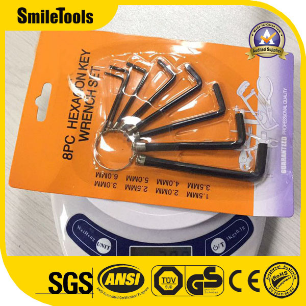 Factory Price 10 PC Allen Wrench Key Set- Metric