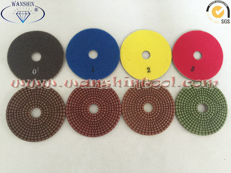 4-Step High Quality Diamond Polishing Pads Diamond Tools