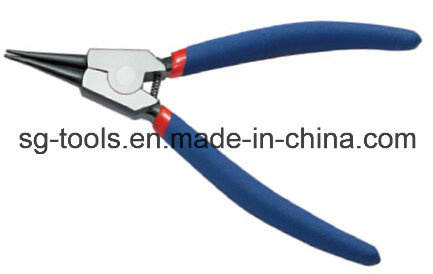 External Circlip Pliers (Straight Tips) with Nonslip Handle, Hand Working Tool