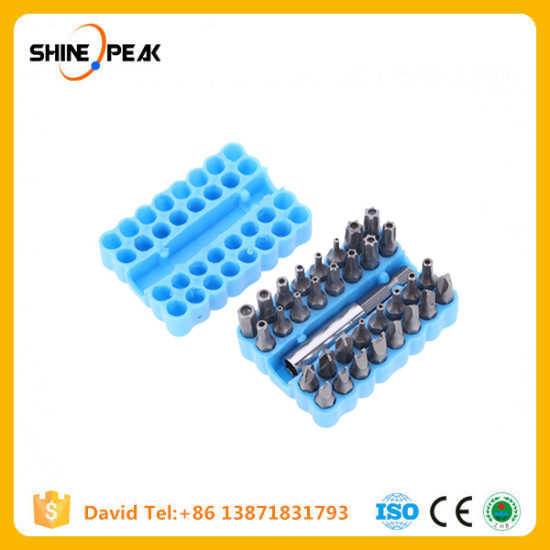 33PCS Torq Torx Hex Star Spanner Tri Wing Electric Screwdriver Extension Holder Bit Magnetic Security Tamper Proof Bit Set