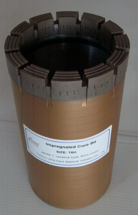 T6h Diamond Drill Bit for Ultra Hard Rock Drilling