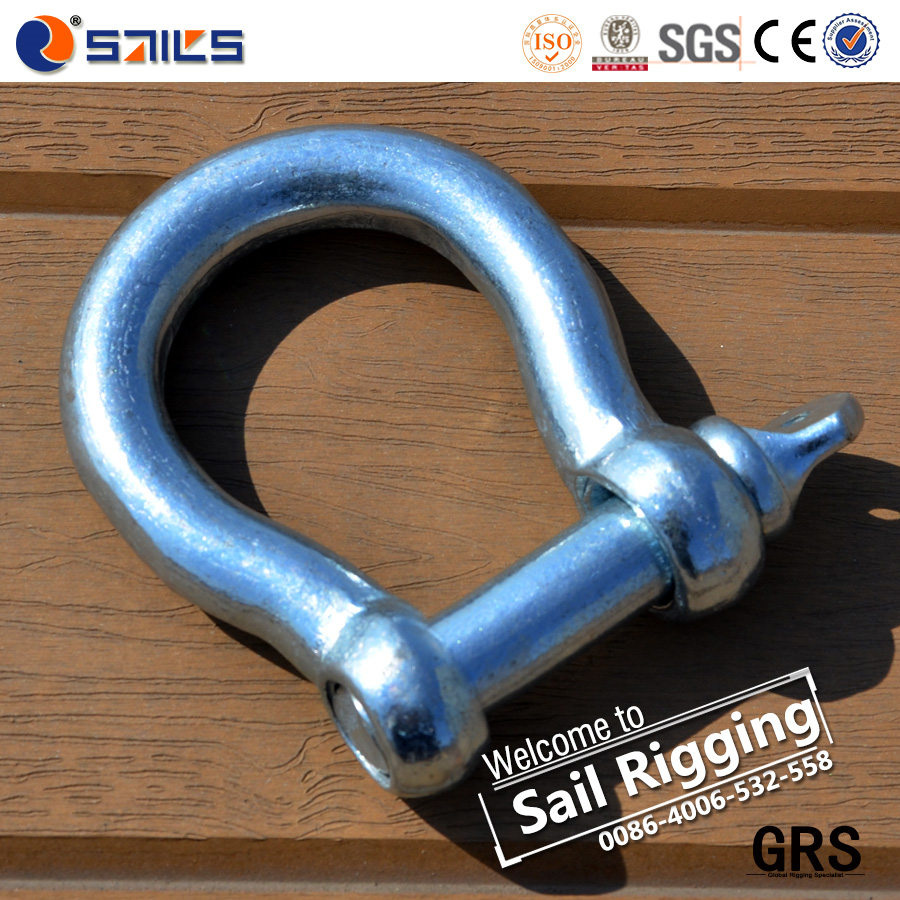 Galvanized European Large Bow Shackle