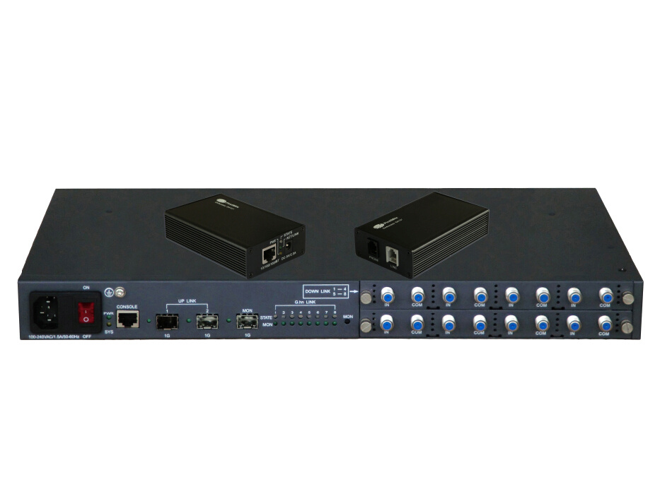 Home Network Ethernet Switch Over Coax Eoc for Mdu