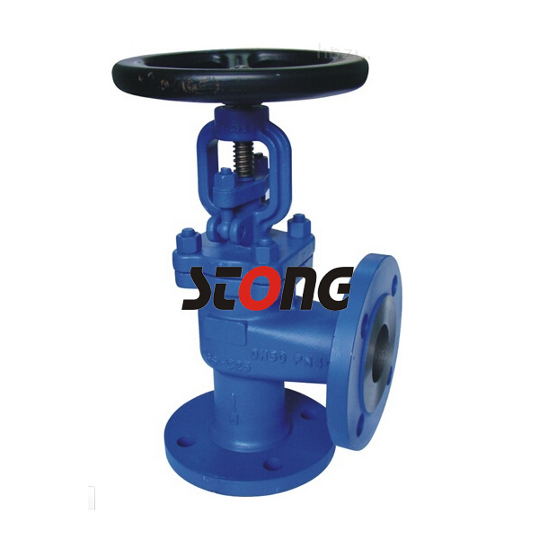 DIN Angle Type Bellow Seal Globe Valve