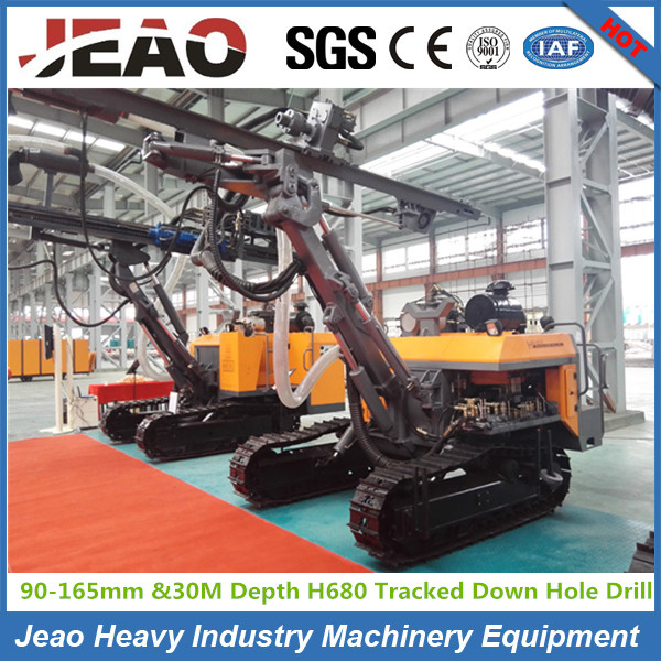 H680 Crawler Wagon Drilling Rig Machine (depth 30m, diameter 90-165mm)