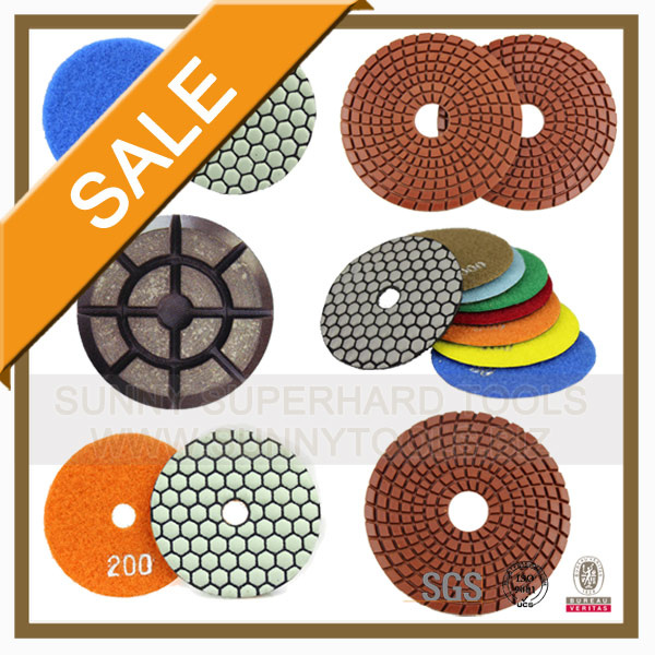 Sunny Wet and Dry Flexible Diamond Polishing Pad 3''-8''
