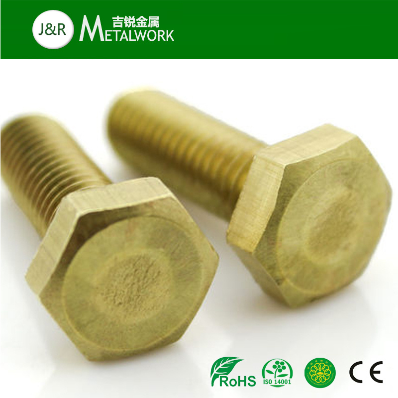 Full Thread Brass Hex Bolt (DIN933)