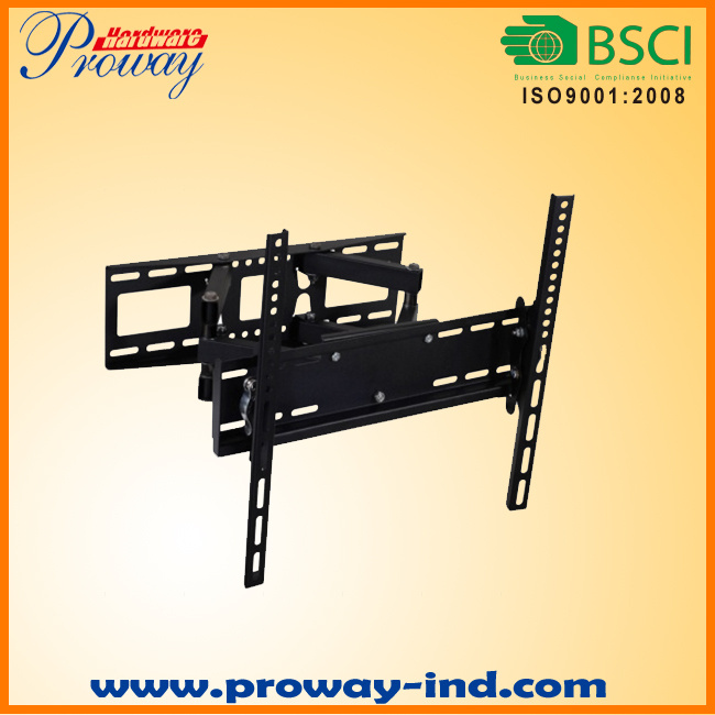 TV Wall Mount Bracket for Most 26-55 Inch Flat Screen TV, with Full Motion Swivel Articulating Dual Arms, up to Vesa 400X400mm and 110lbs