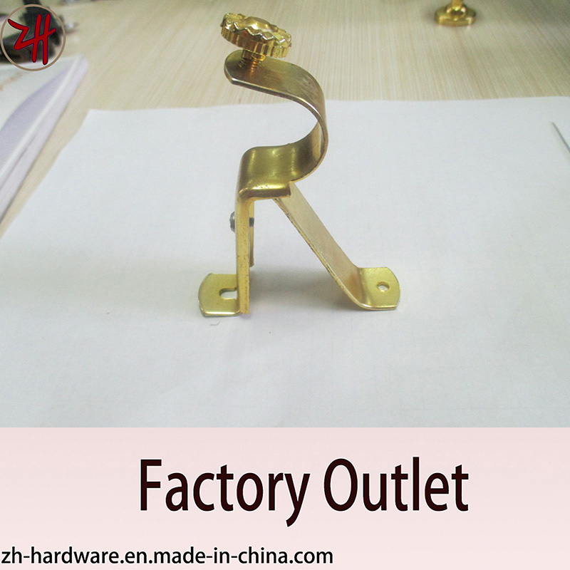 Pipe Plastic Bracket Curtain Rod Iron Window Bracket (ZH-8113)