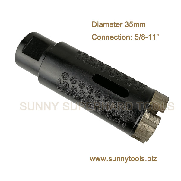 5/8-11 35mm Diamond Core Bits/ Core Drill Bit for Drilling Granite