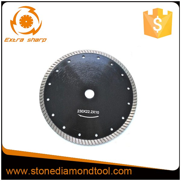 9 Inch High Quality Diamond Saw Blade for Granite Turbo