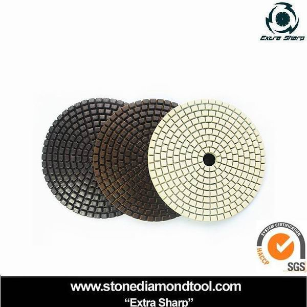 High Quality Diamond 3 Step Wet Polishing Pads