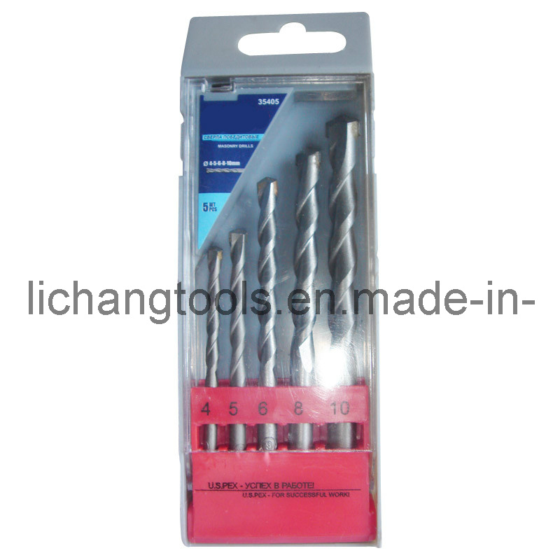 Masonry Drill Bits with Sandblasting and Plastic Box