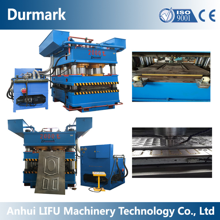 Dhp-4000ton Automatic Steel Door Stamping Machine, Door Pattern Forming Machine