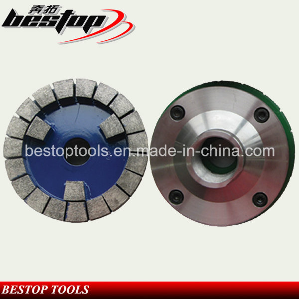 D150mm M45 Threaded Diamond Calibrating Wheel for Grinding Stone Slabs