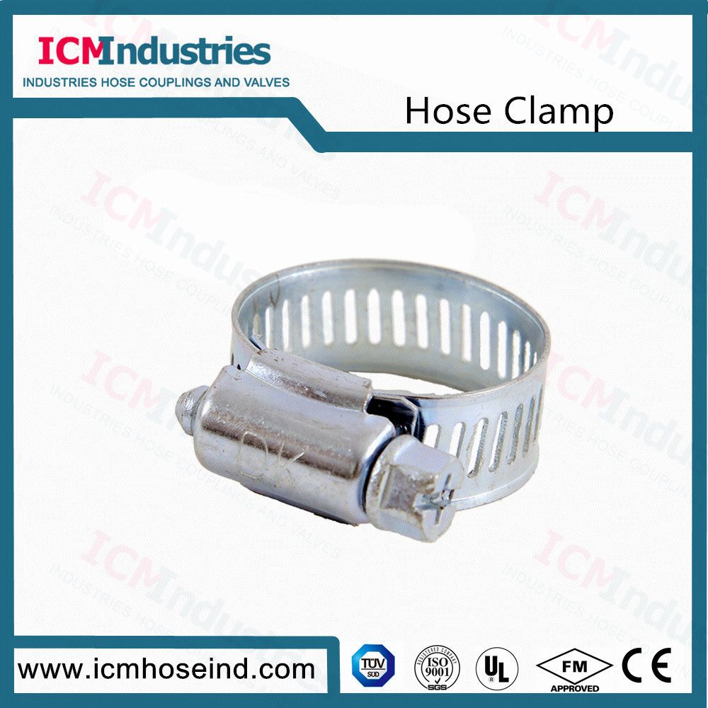 12.7 mm W5 American Type Worm Drive Hose Clamps