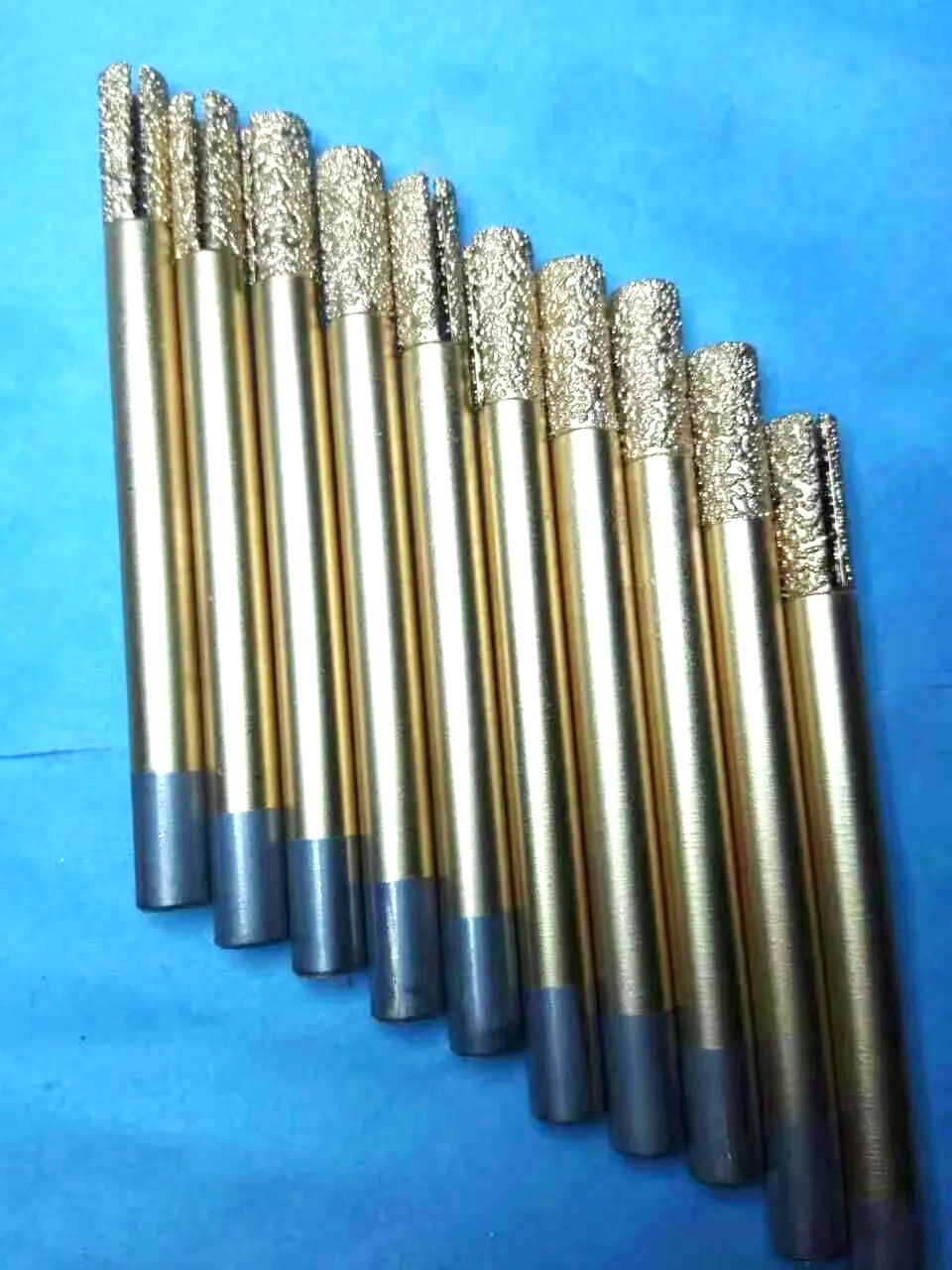 CNC Stone Brazing Carving Tools Diamond End Milling Tool