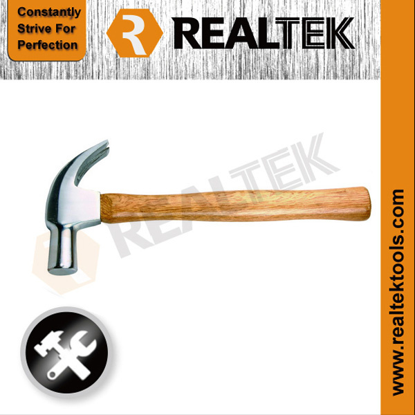 British Type Claw Hammer with Wooden Handle