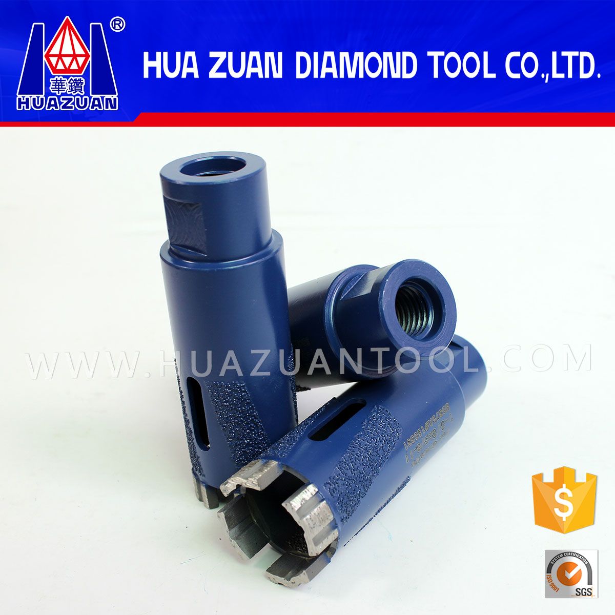 35mm Wet Brazed Diamond Drill Bits