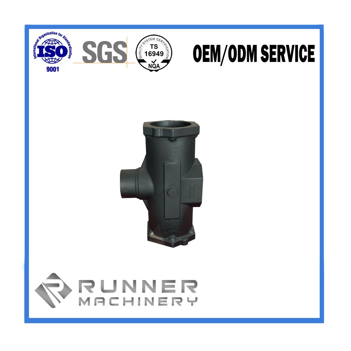 OEM Sand Casting Metal Casting Part with Aluminum or Stainless Steel for Machinery