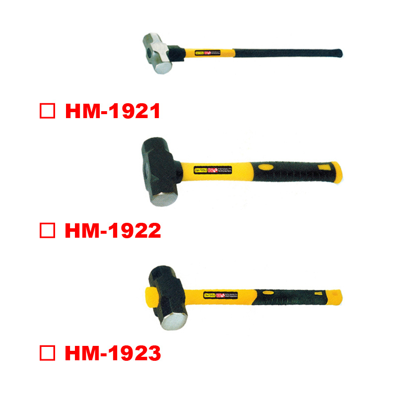 American Type Sledge Hammer with TPR Handle, Anti-Assembled Model