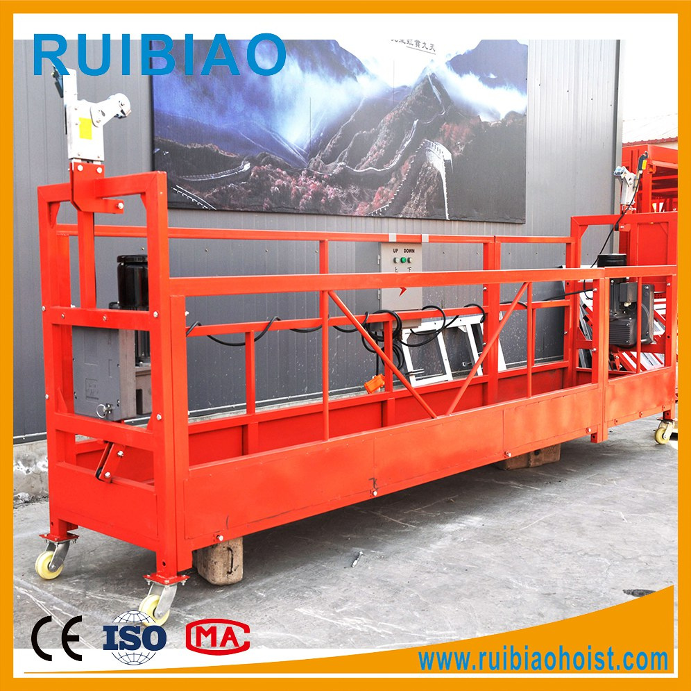 Zlp800 Carbon Steel Suspended Platform with Power Cable