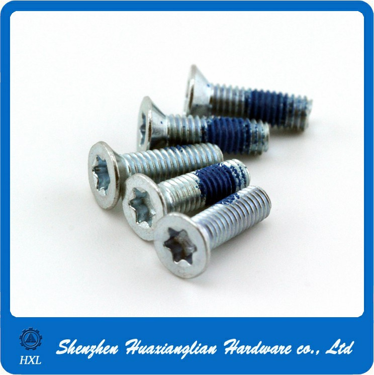 Steel Plated Zinc Nylon Patch Machine Screw