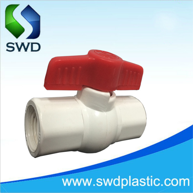 PVC White Octagonal Ball Valves