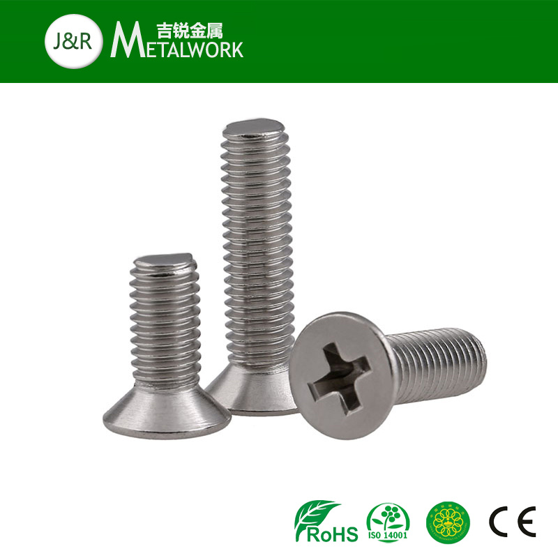 Stainless Steel Philip Flat Head Machine Screw (DIN965)