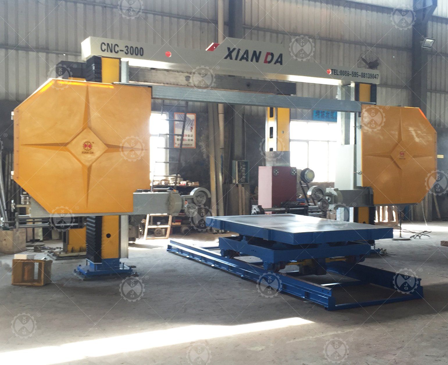 CNC - 3000 CNC Stone Cutting Machine for Marble and Granite/ Diamond Wire Saw Machine