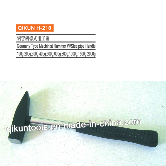 H-218 Construction Hardware Hand Tools Steel Pipe Handle Machinist's Hammer