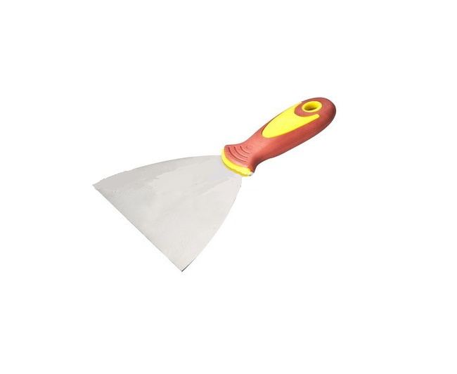 Stainless Steel Double Color Plastic Handle Putty Knife (JL-PKSP)