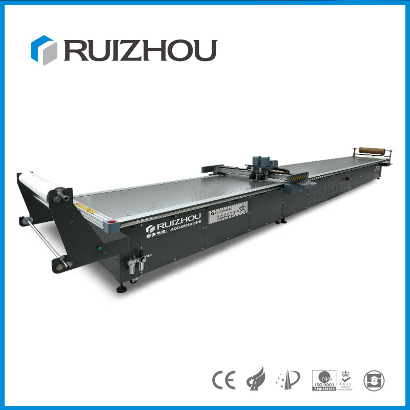 OEM Computerized Round Knife Cloth Cutting Machine Digital Cutter