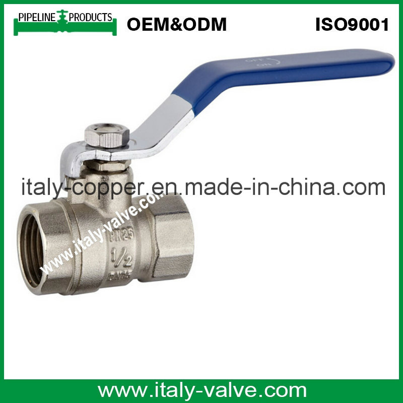 Hot Selling Brass Forged Female Ball Valve with Iron Handle (AV1001)