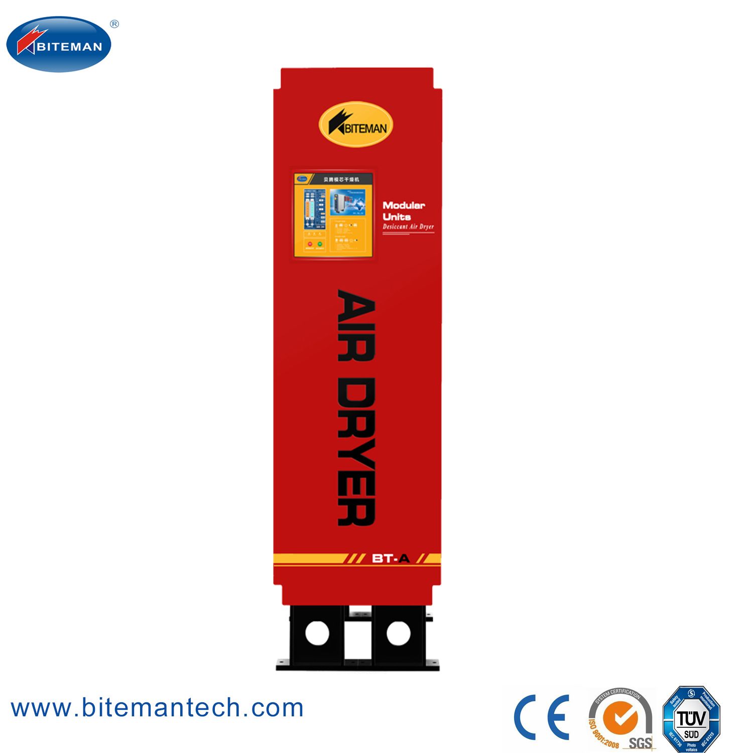 Biteman Heat Modular Desiccant Air Dryer Like Twin Tower