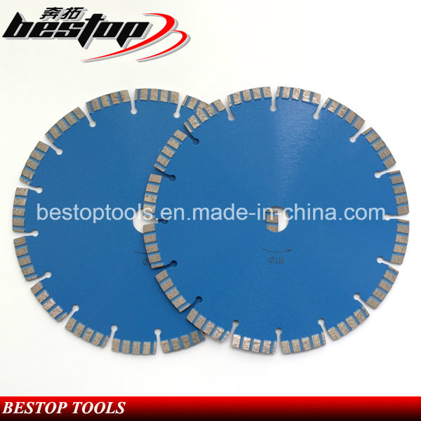 D230mm Turbo Diamond Segmented Laser Concrete Cutting Blade