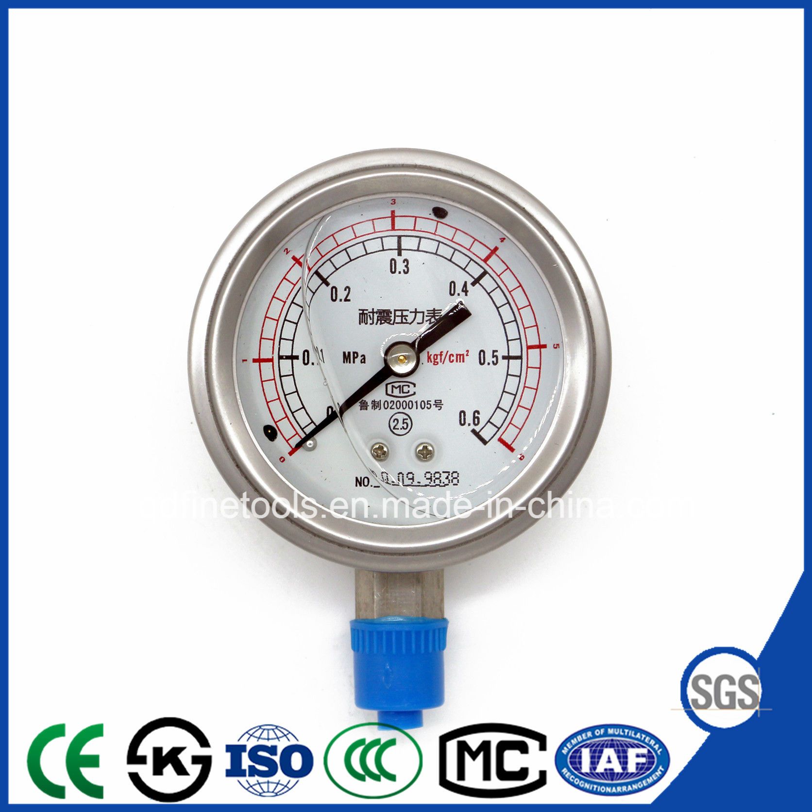 High Quality and Best-Selling Special Diaphragm Pressure Gauge