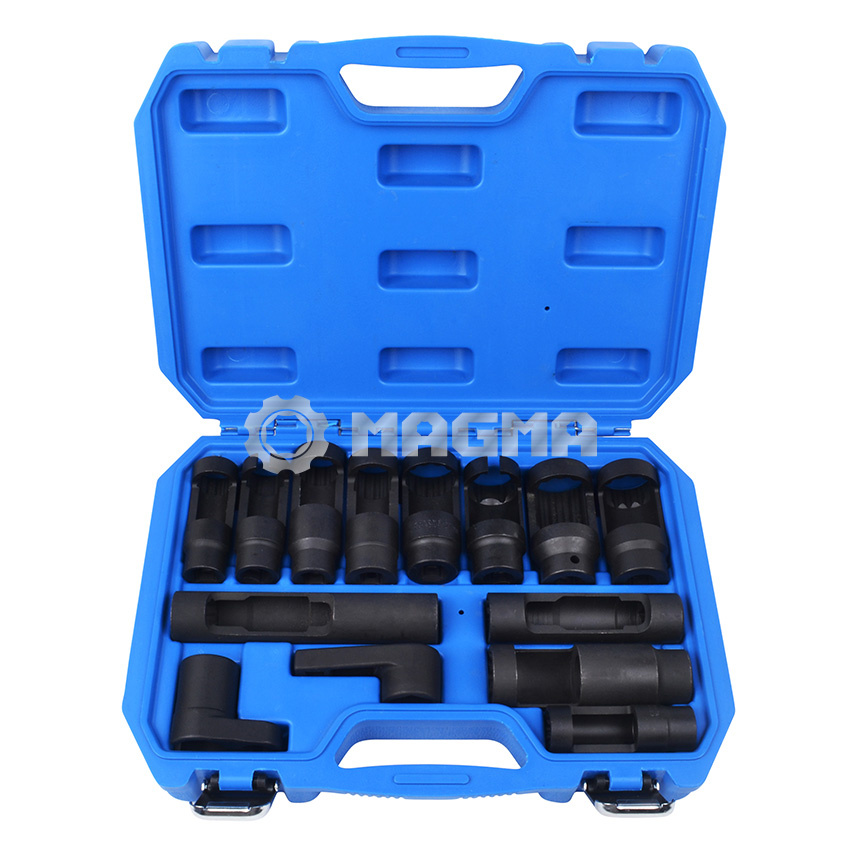 14 Piece Diesel Injector Oxygen Lambda Socket Set