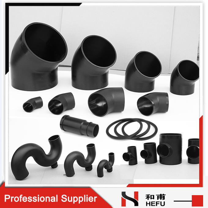 Black Waste PE Plastic HDPE Water Pipe