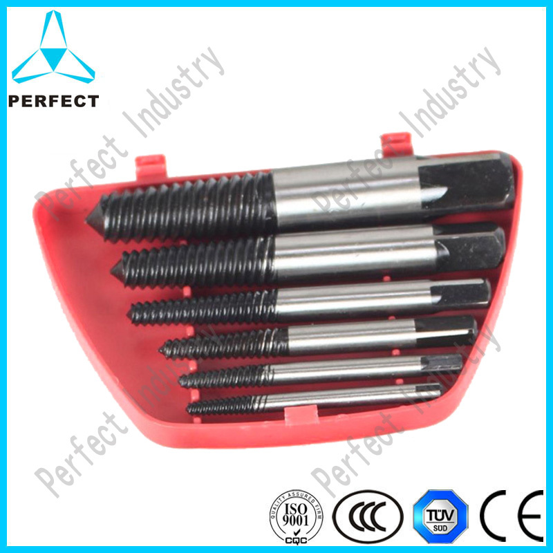 6PCS Broken Bolt and Damaged Screw Extractor Set