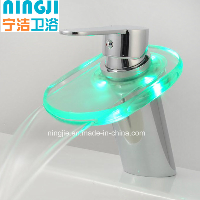 Glass LED Basin Faucet