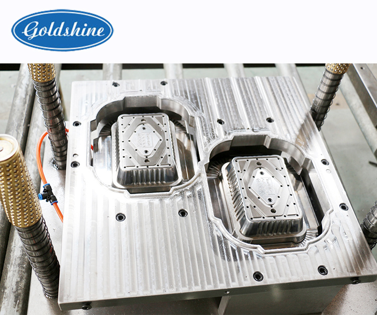 Two Cavities Aluminum Foil Container Mould (GS-MOULD)