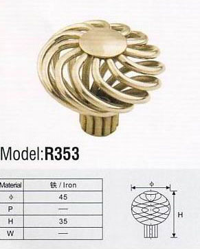 R353 Colorful Hardware Iron Handle